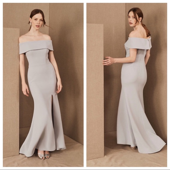 BHLDN Dresses & Skirts - NEW BHLDN Delice Crepe Off the Shoulder Dress Z483-2